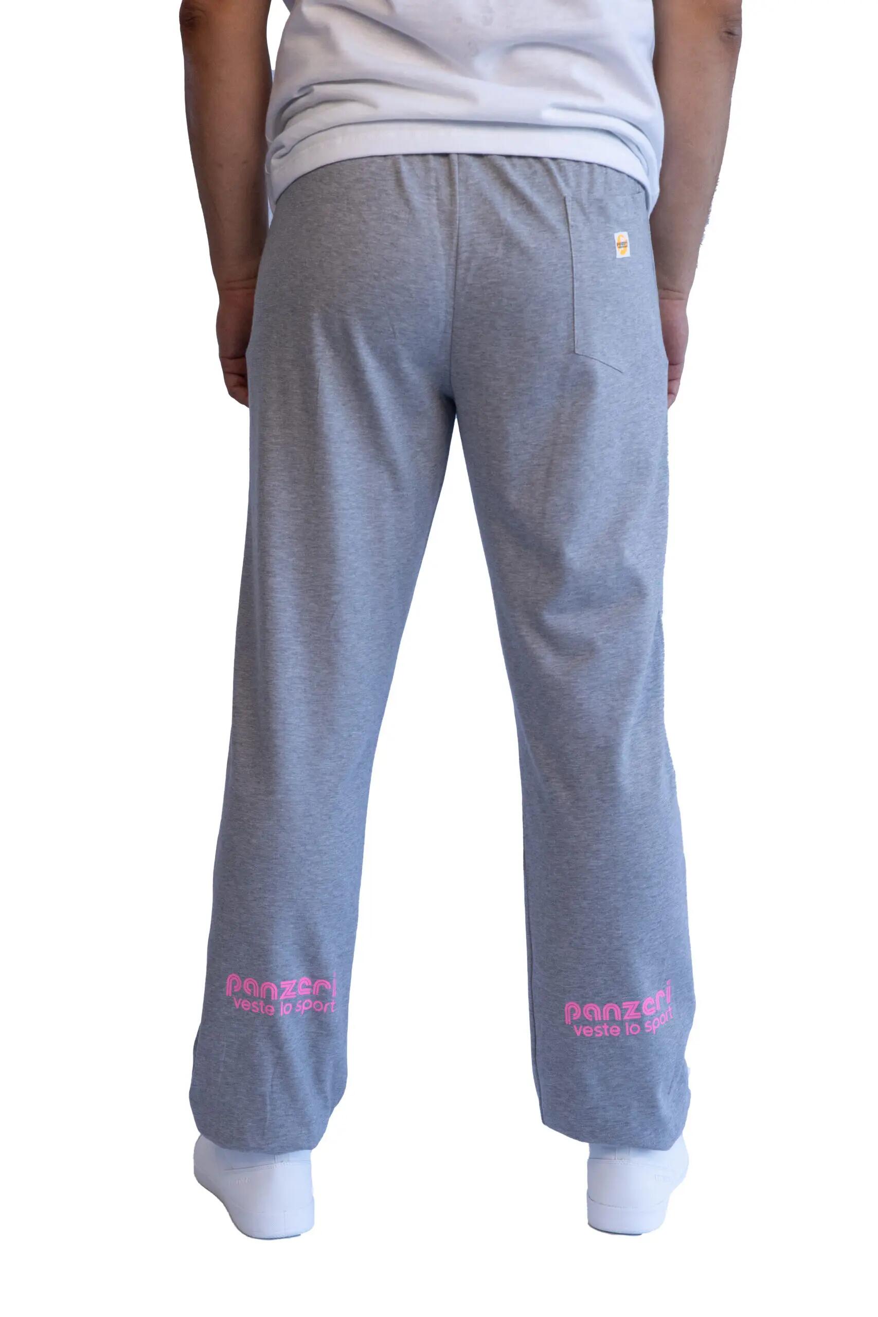 Jogging Panzeri Mixte  - Uni H - Gris Chiné / Rose Fluo 4/6