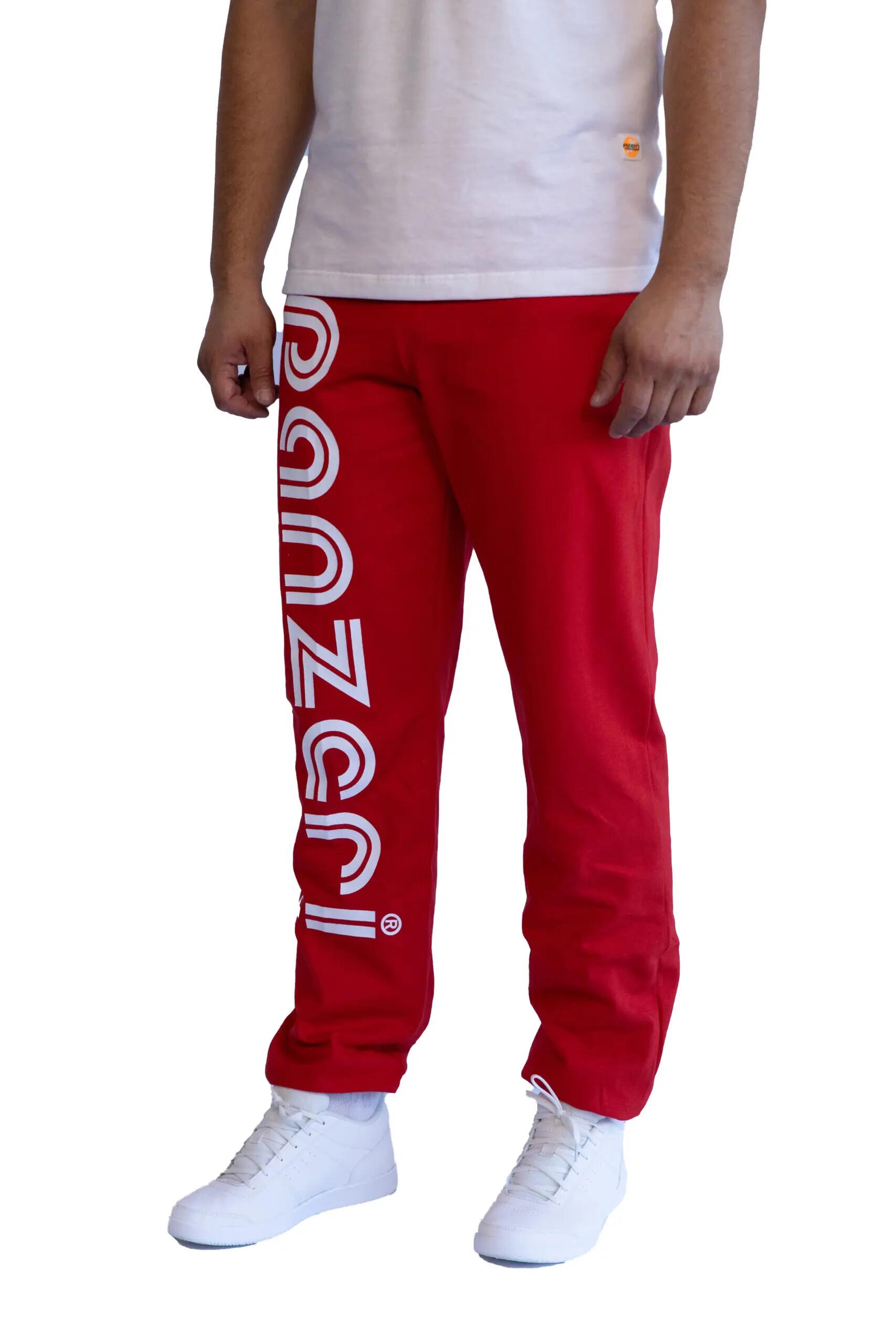 Jogging Panzeri Mixte  - Uni H - Rouge / Blanc 3/6