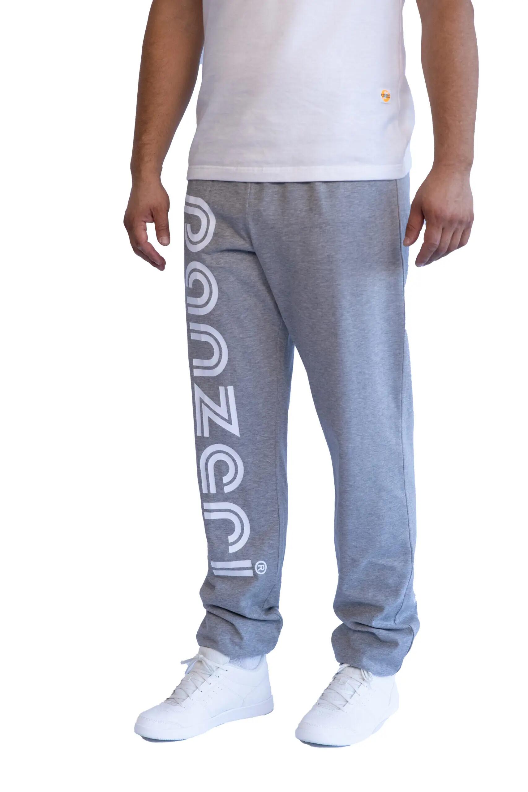 Jogging Panzeri Mixte  - Uni H - Gris Chiné / Blanc 3/6