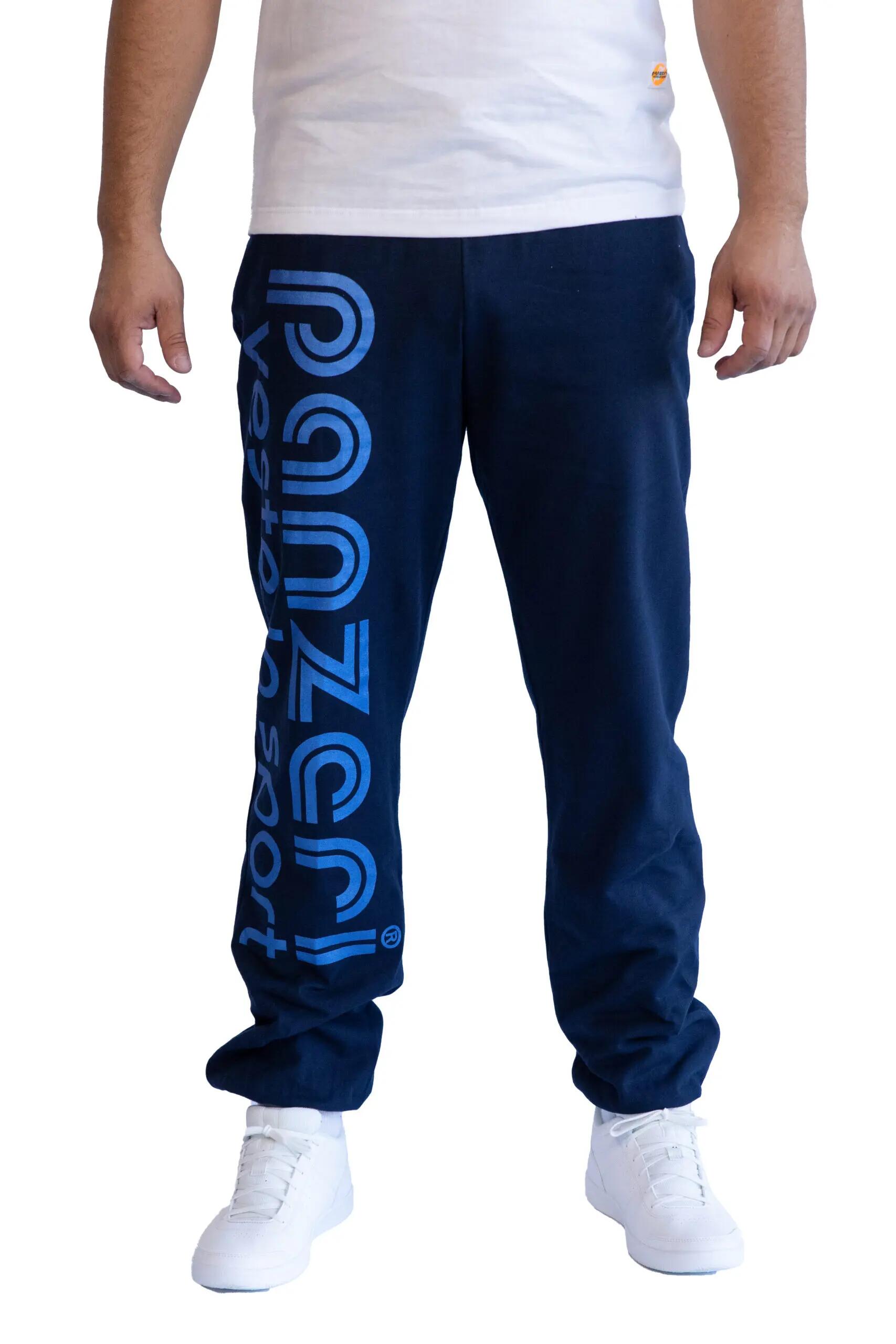 Jogging Panzeri Mixte  - Uni H - Bleu Marine / Bleu Nacré 2/5