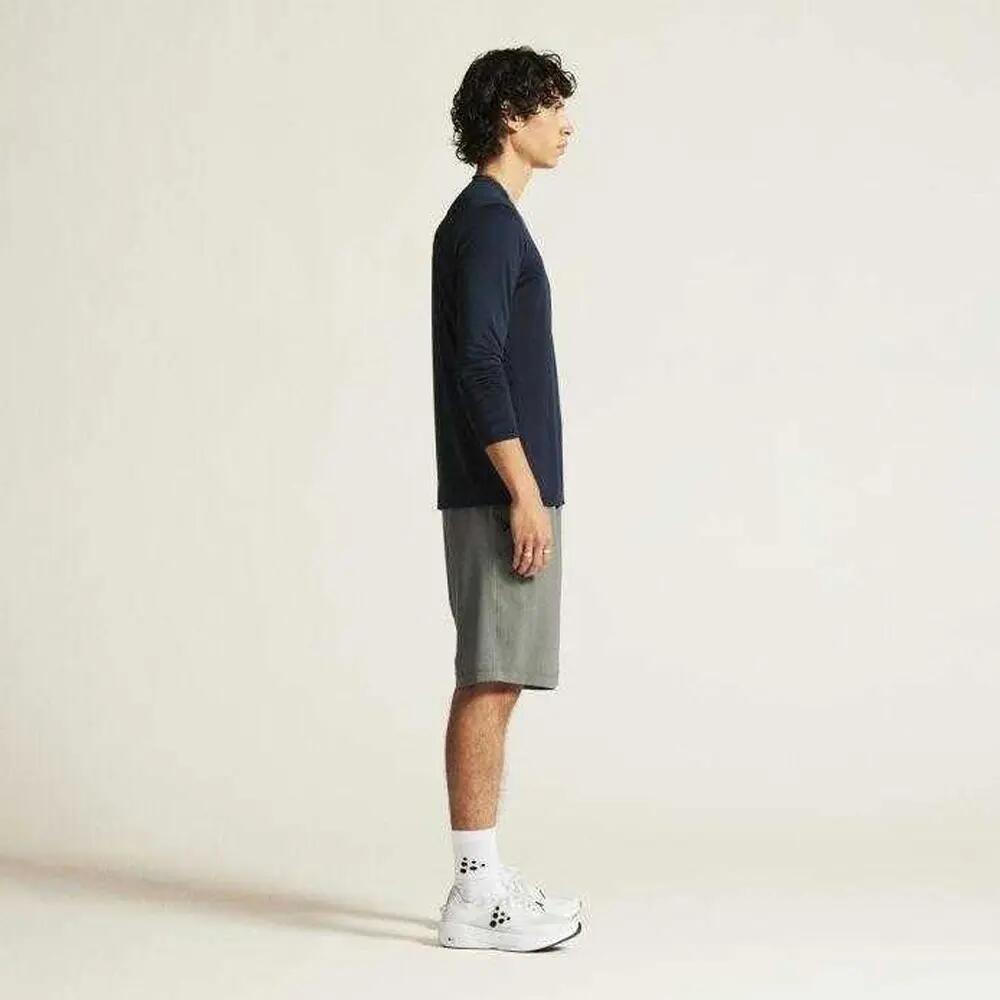Heren ADV Essence Tshirt met lange mouwen (Marineblauw) 7/7