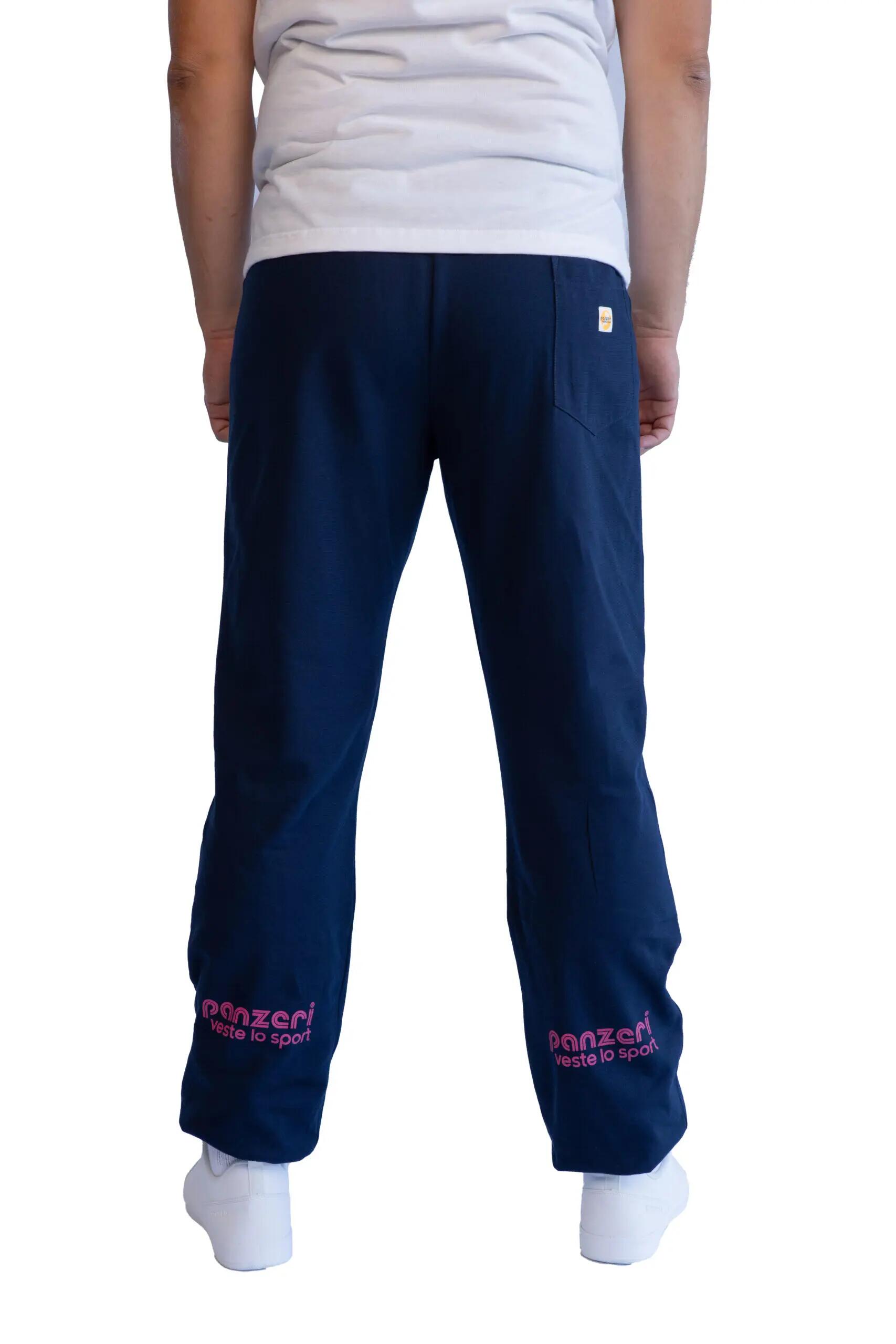 Jogging Panzeri Mixte  - Uni H - Bleu Marine / Fuchsia 4/6