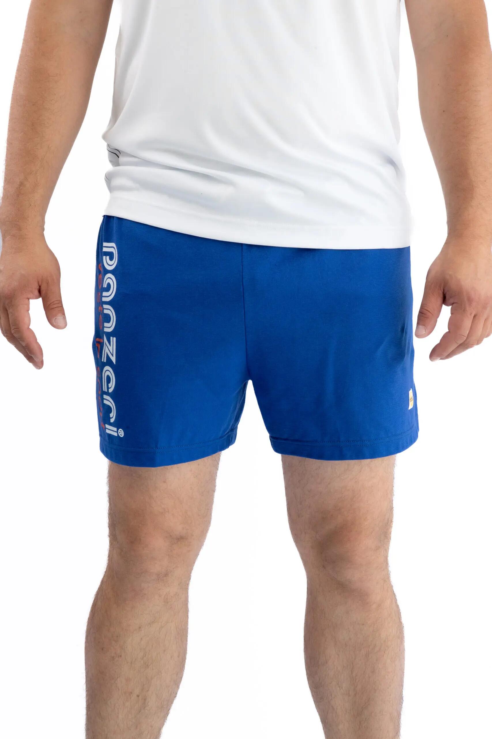 Short Panzeri Mixte  - Uni A - Bleu France / Blanc Rouge 2/4