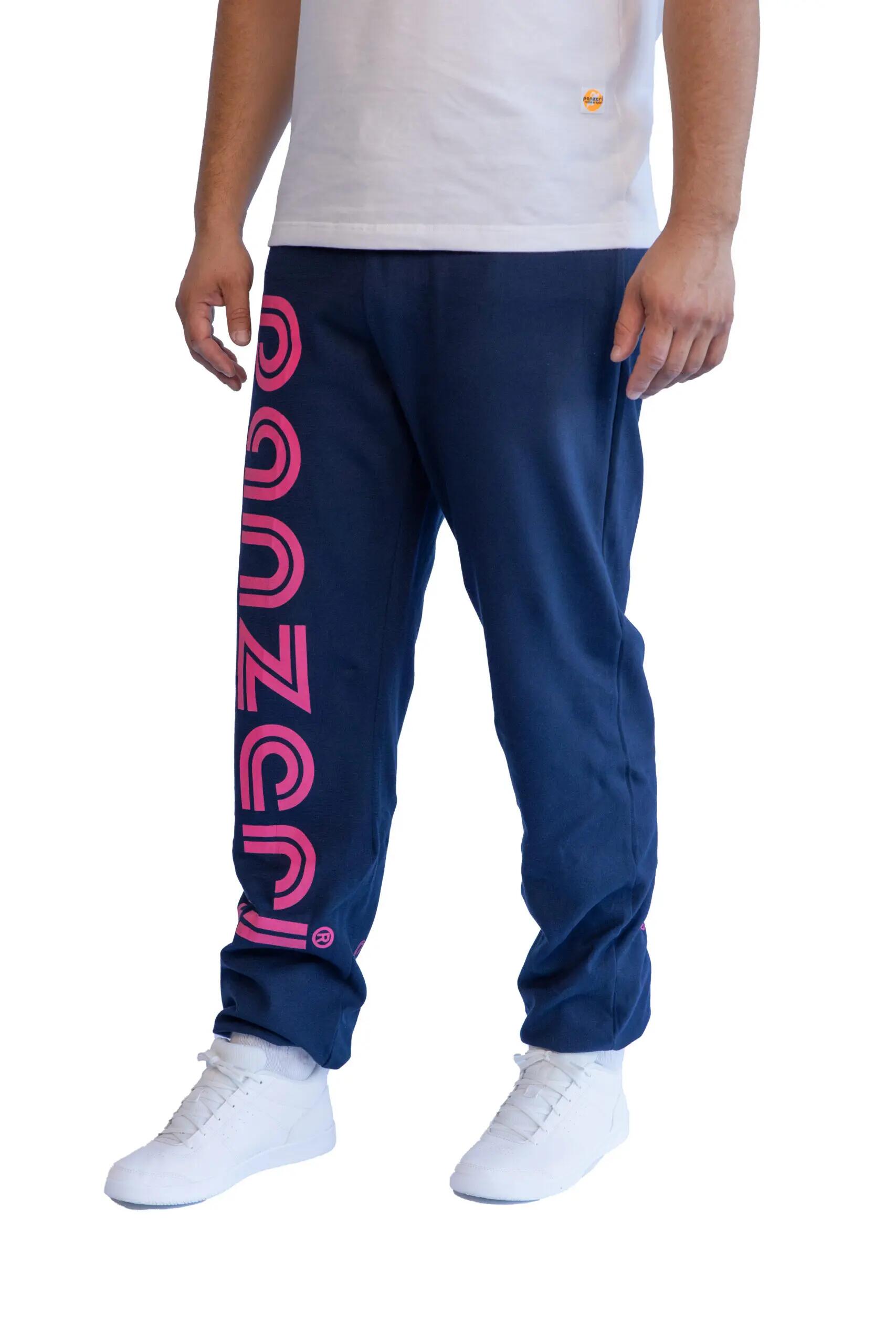 Jogging Panzeri Mixte  - Uni H - Bleu Marine / Fuchsia 3/6