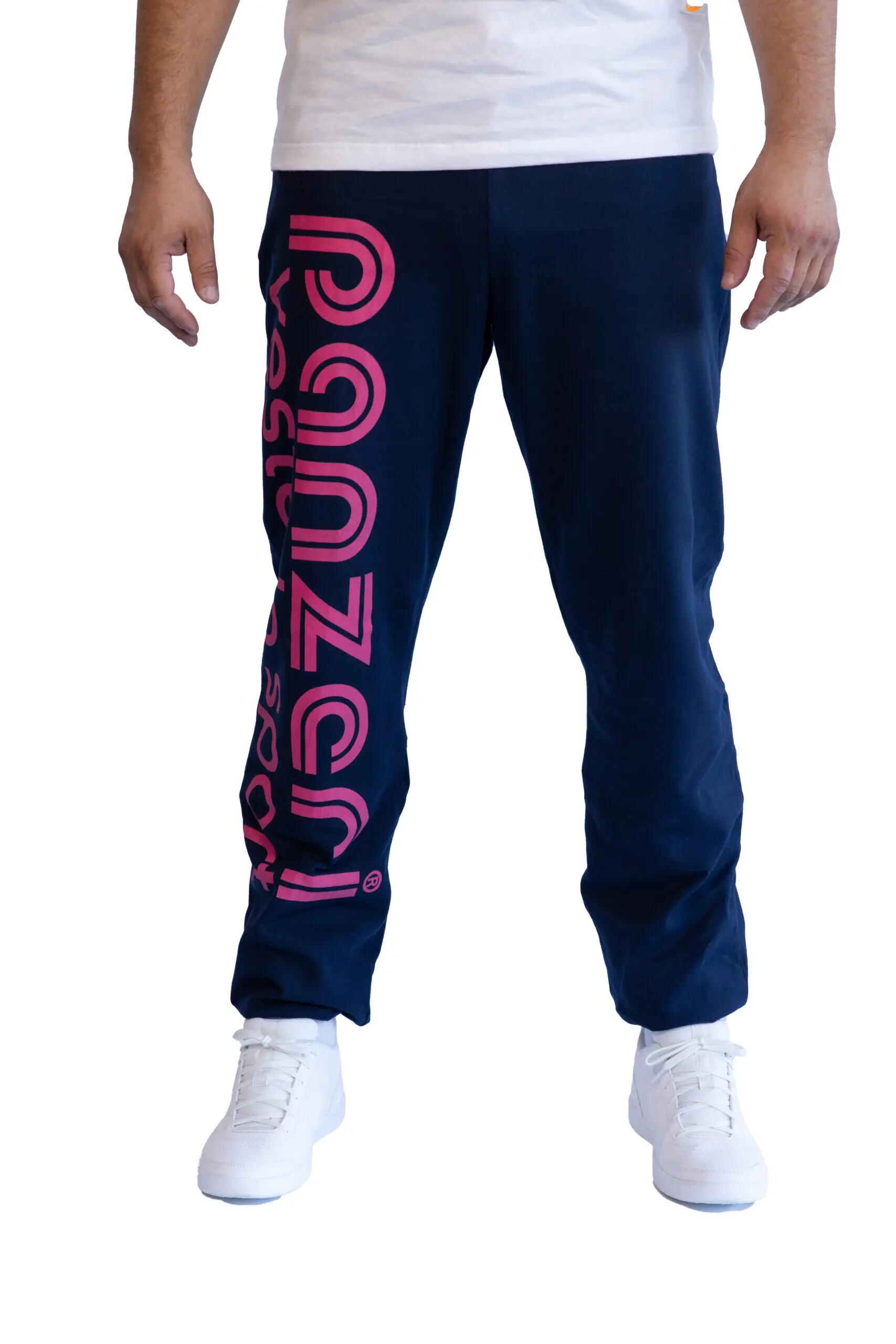 Jogging Panzeri Mixte  - Uni H - Bleu Marine / Fuchsia 2/6