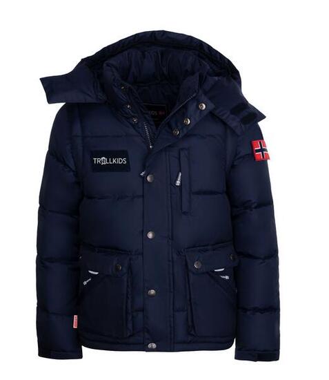 Kinder Parka Jacke Zip Off Holmdalen XT Marineblau