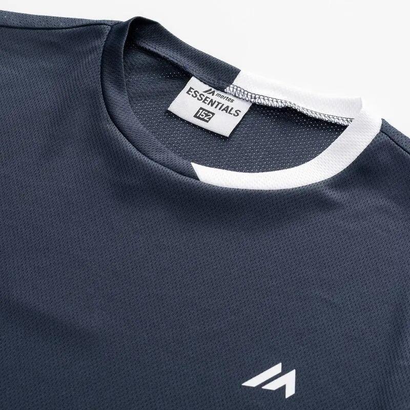 T-Shirt Essentials Liberos Criança (Azul Marinho) 4/7