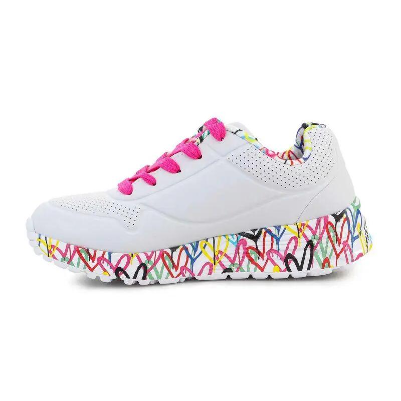 Scarpe SportiveRagazze Skechers Lovely Luv Bianco Rosa 6/7