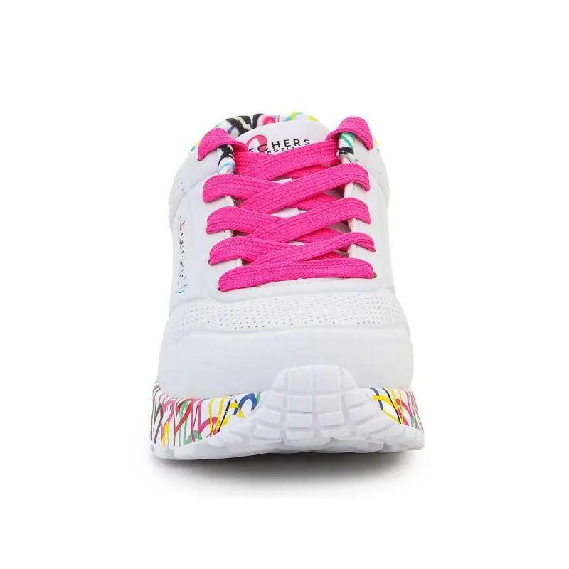 Scarpe SportiveRagazze Skechers Lovely Luv Bianco Rosa 3/7