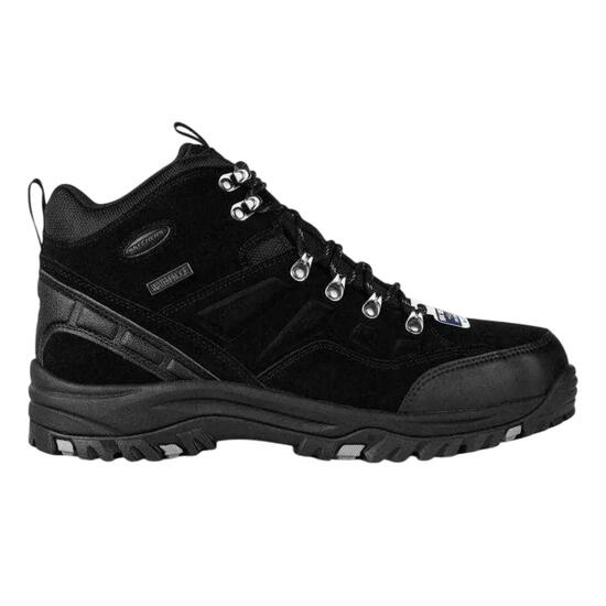 Botas de Senderismo/Botas de Montaña de Cuero Relment Pelmo para Hombre Negro