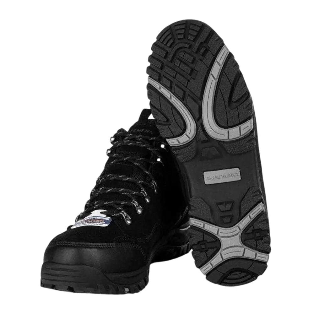 Mens Relment Pelmo Leather Waterproof Relaxed Fit Hiking Boots (Black) 6/7