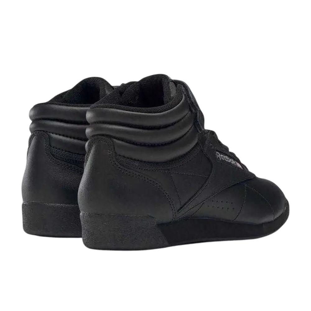 Womens/Ladies Freestyle Leather High Tops (Black) 2/6