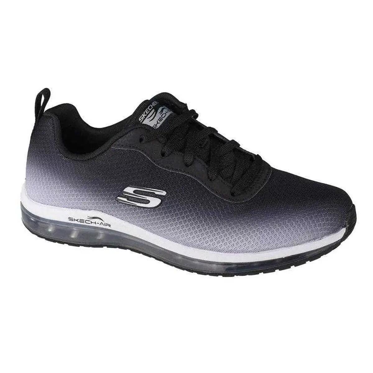 Womens/Ladies SkechAir Ombre Trainers (Black/Silver) 1/5