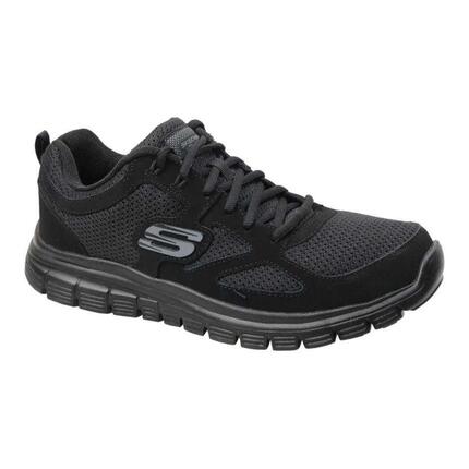 Zapatillas Deportivas de Cuero Burns Agoura Entrenamiento para Hombre Negro