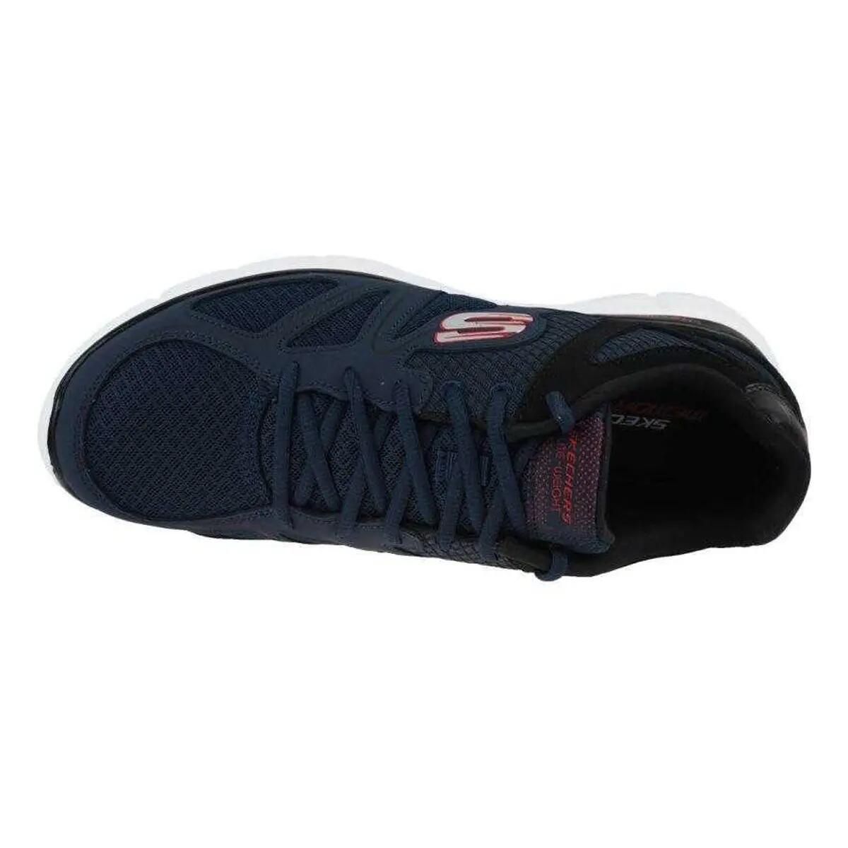 Scarpe SportiveUomo Skechers Satisfaction Blu Navy 3/7