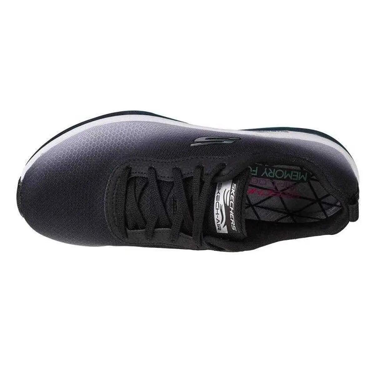 Womens/Ladies SkechAir Ombre Trainers (Black/Silver) 3/5
