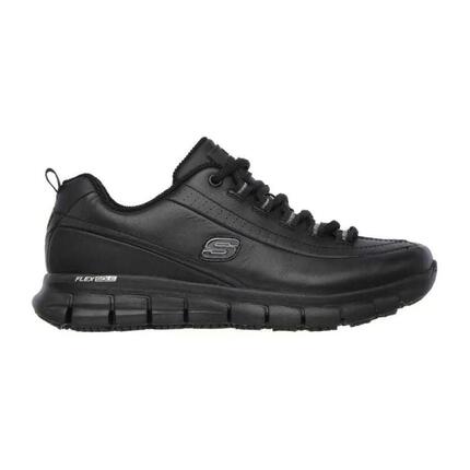 Buty sportowe damskie Skechers Sure Track Trickel sneakersy skórzane czarne