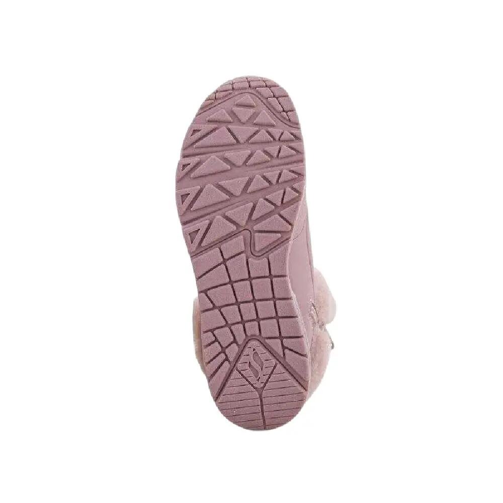 "Uno" Mit KunstpelzBesatz High Top Turnschuhe für , Keilabsatz Damen Pink 6/7