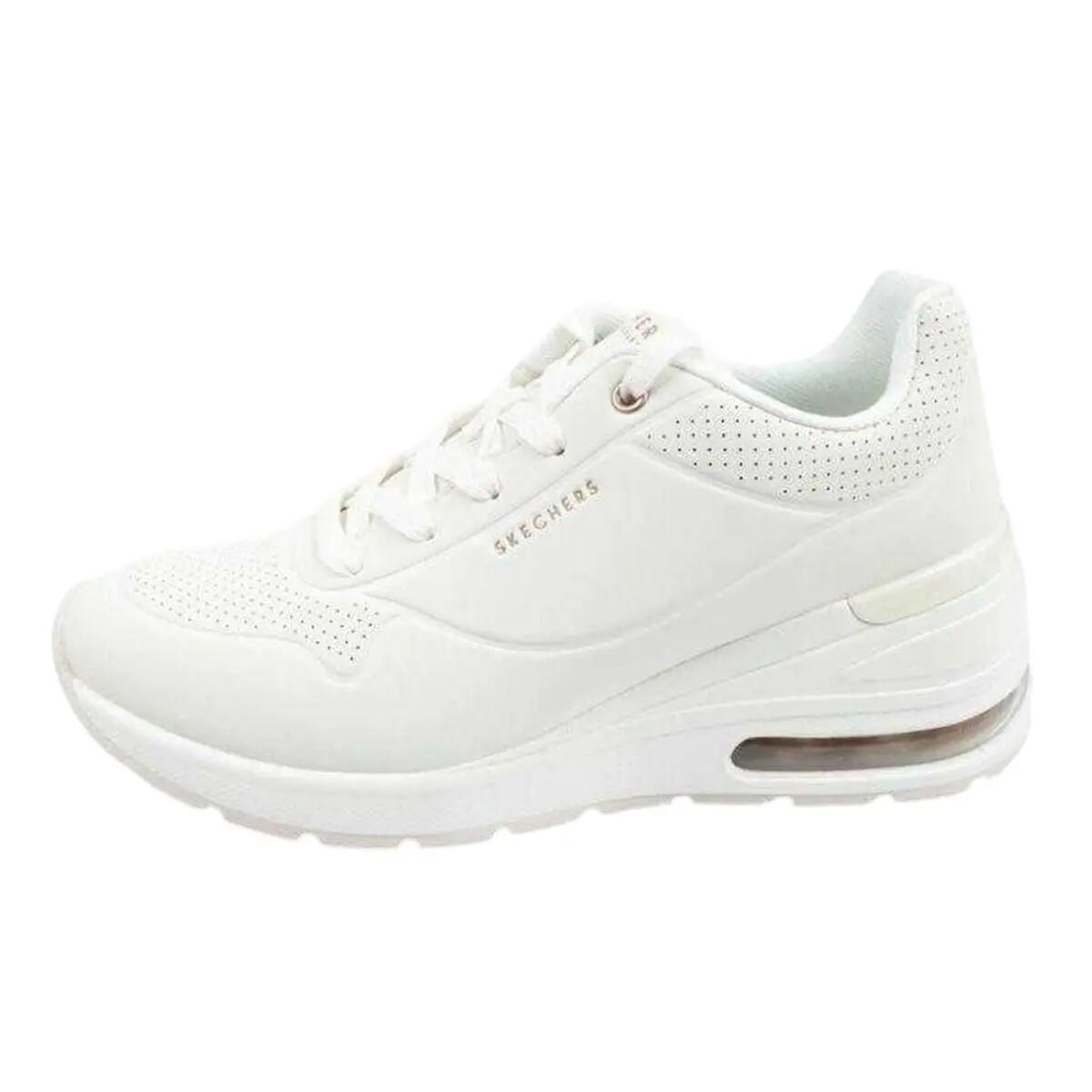 Damskie Buty Na Koturnie Z Serii Million Air, Wykonane Ze Skóry 3/6