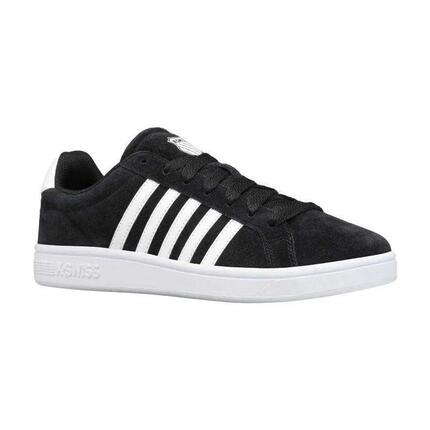 Buty sportowe K-Swiss Court Tiebreak SDE sneakersy zamszowe tenisówki czarne