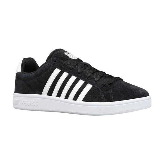 Buty sportowe K-Swiss Court Tiebreak SDE sneakersy zamszowe tenisówki czarne
