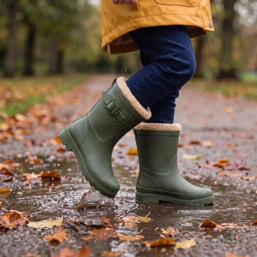Stivali da pioggia per bambini - Unisex - Fodera in pelliccia - 100% gomma 5/6