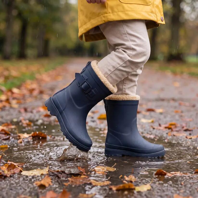 Stivali da pioggia per bambini - Unisex - Fodera in pelliccia - 100% gomma 5/6