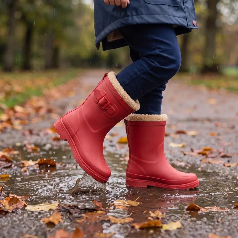 Stivali da pioggia per bambini - Unisex - Fodera in pelliccia - 100% gomma 5/6