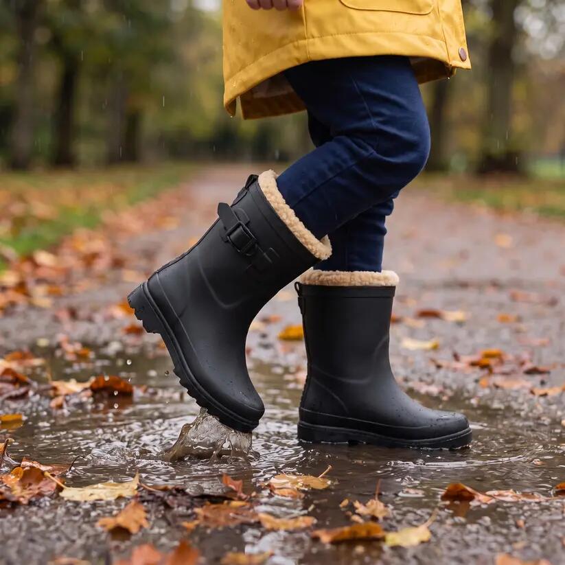 Stivali da pioggia per bambini - Unisex - Fodera in pelliccia - 100% gomma 5/5