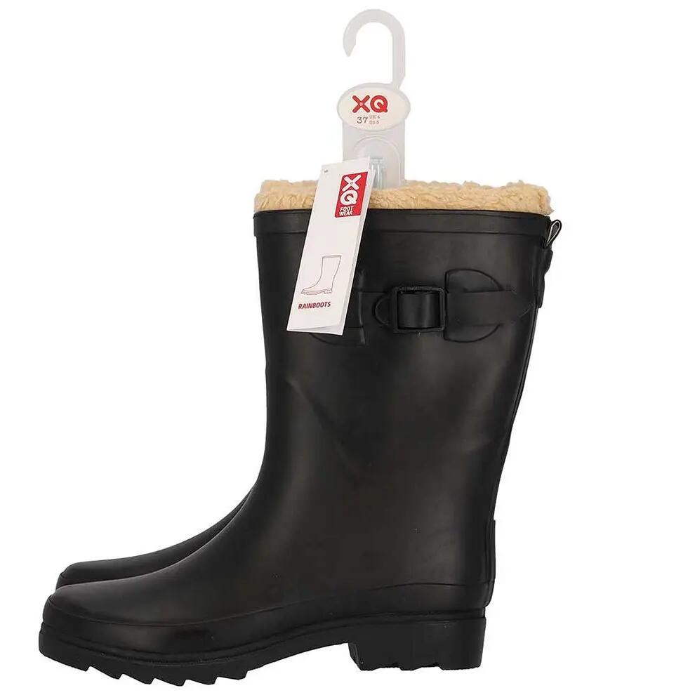 Botas de lluvia para mujer - Piel sintética - 100 % caucho - Impermeables 5/5