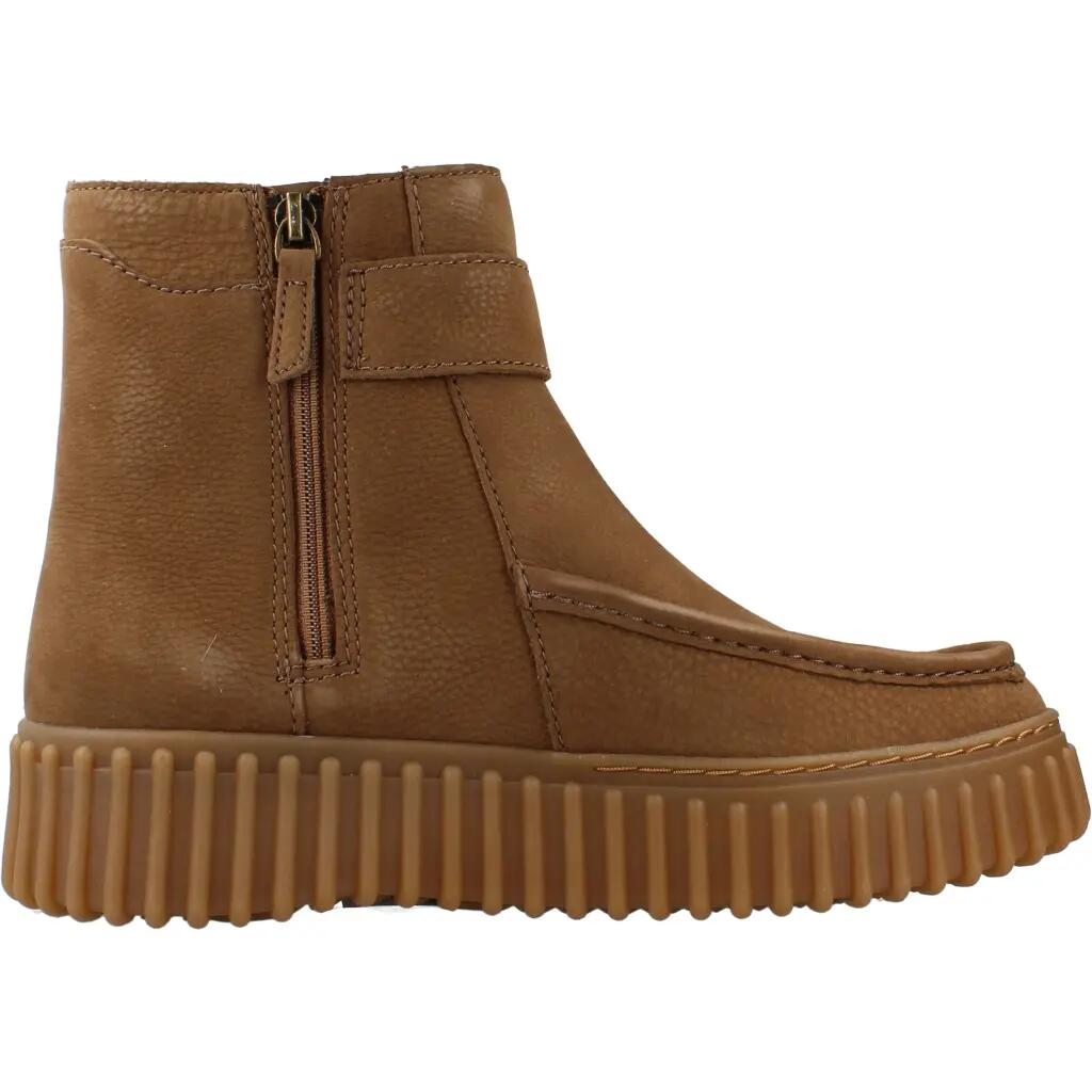 CLARKS 26327988C TORHILL BUCKLE Brązowy 4/8