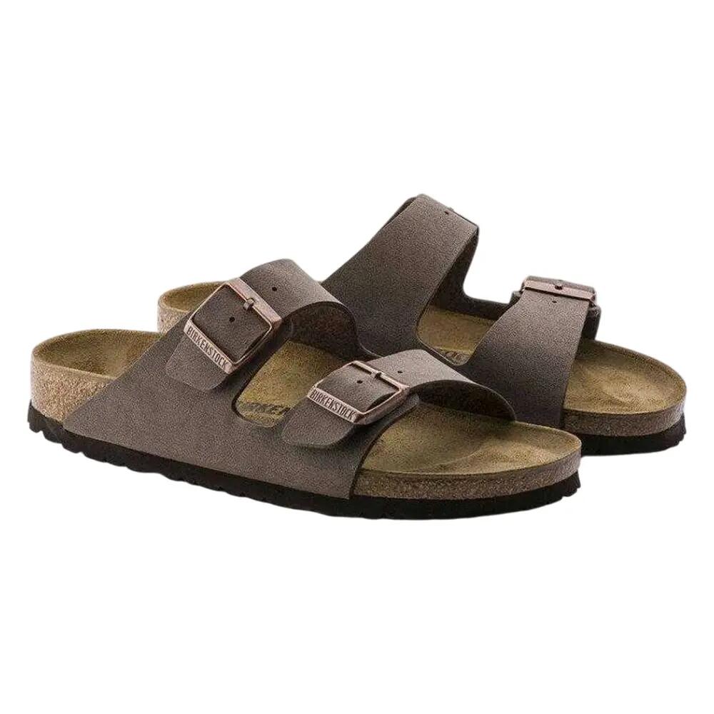 Unisex felnőtt Arizona szarvasbőr lapos szandál 4/8