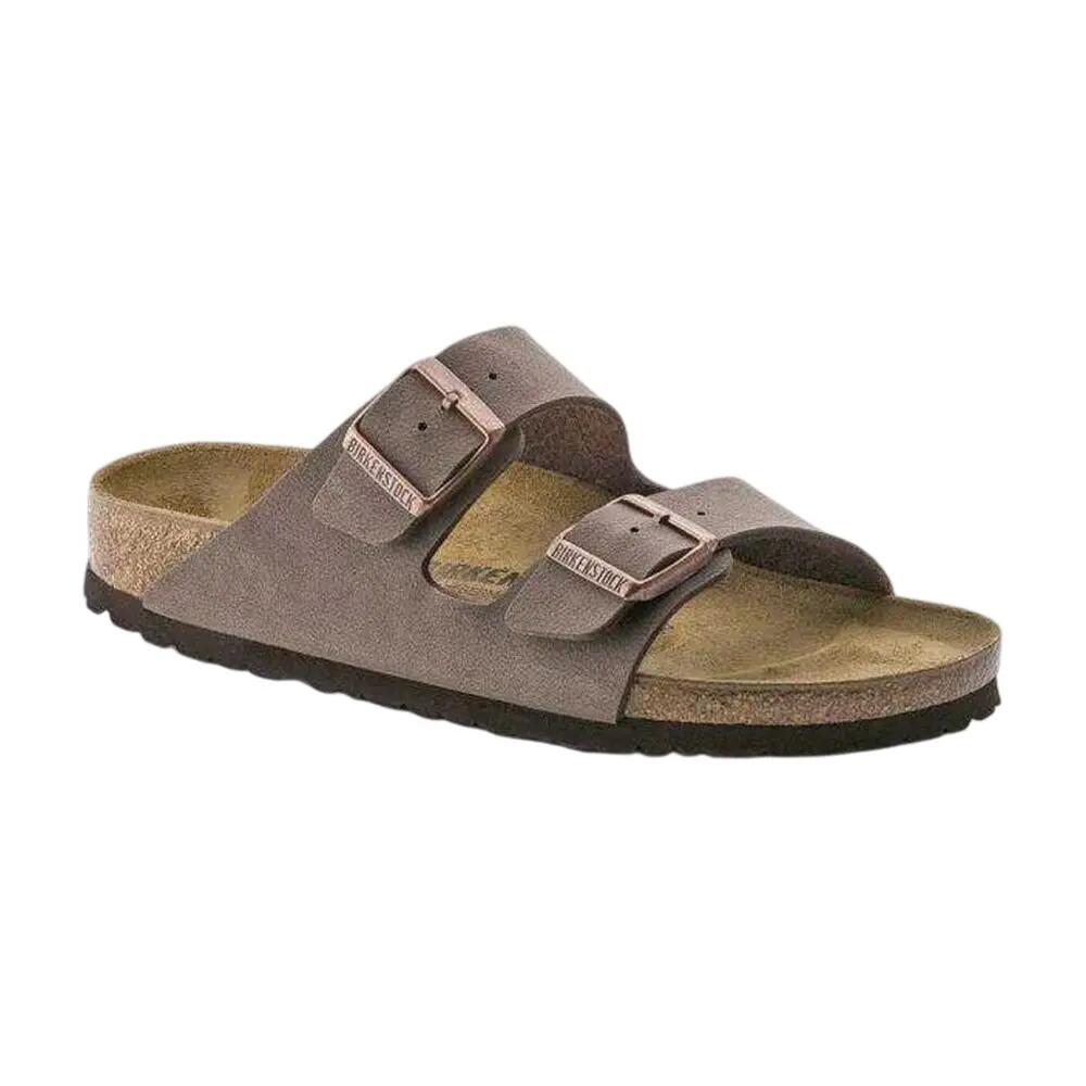 Unisex felnőtt Arizona szarvasbőr lapos szandál 2/8