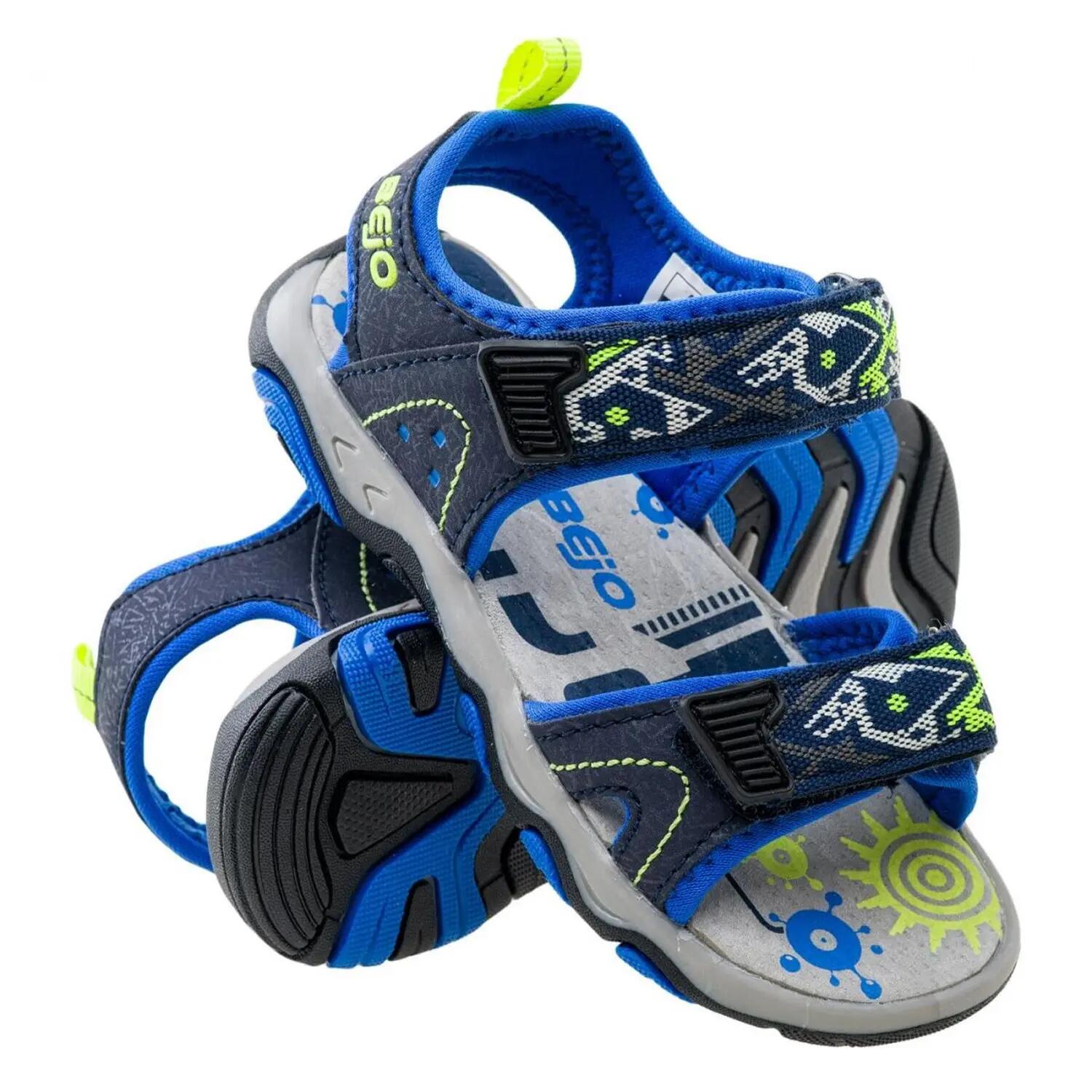 Kinder/Kinder Elsil Leren Sandalen (Blauw) 7/7