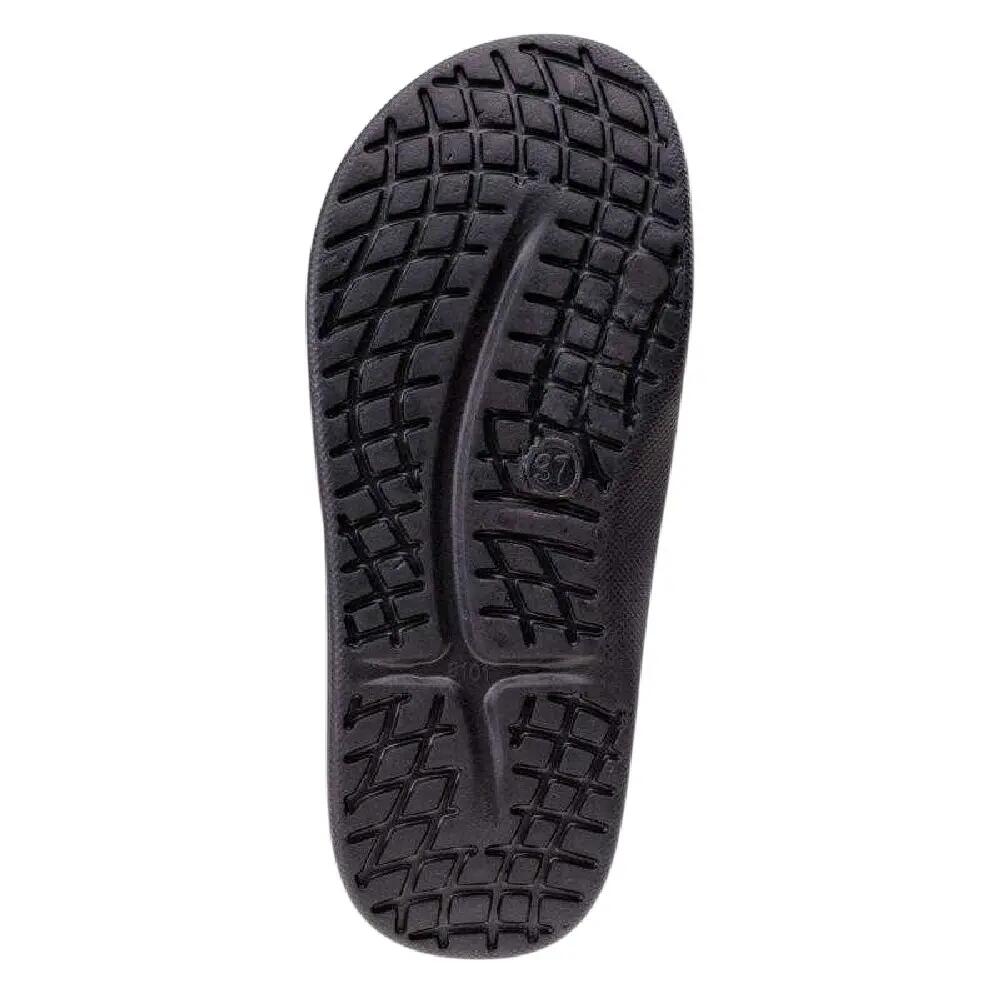 Womens/Ladies Vedi Slides (Black) 4/7