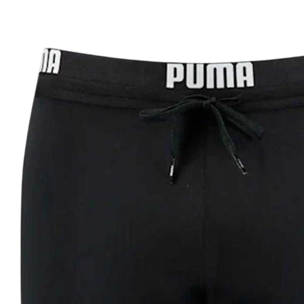 Costume Bermuda Logo Ripetuto Uomo Puma Nero 3/6