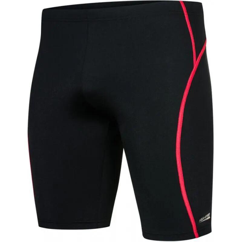 Short De Bain BLAKE Homme (Noir / Rouge) 4/5