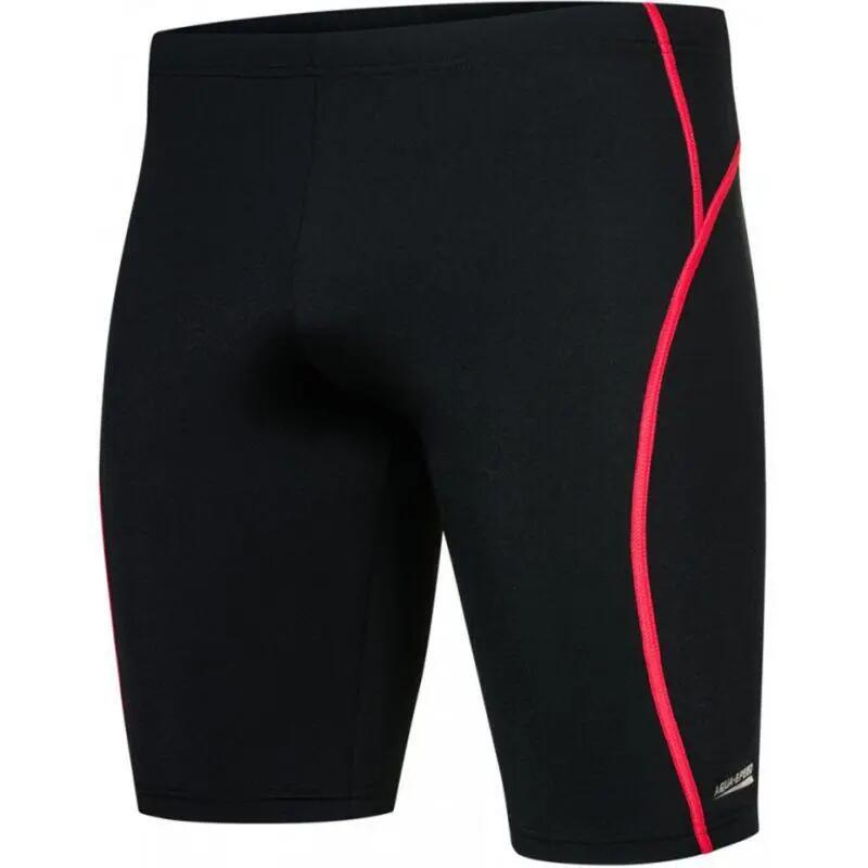 Short De Bain BLAKE Homme (Noir / Rouge) 2/5