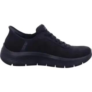 Sapatilhas para mulher Skechers Go walk Slip Ins Preto. 7/7