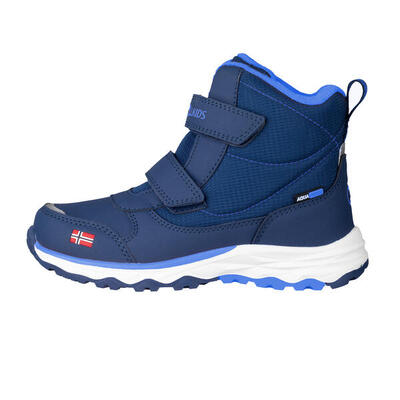 Kids winterschoen hafjell waterdicht isolerend marineblauw/middelblauw