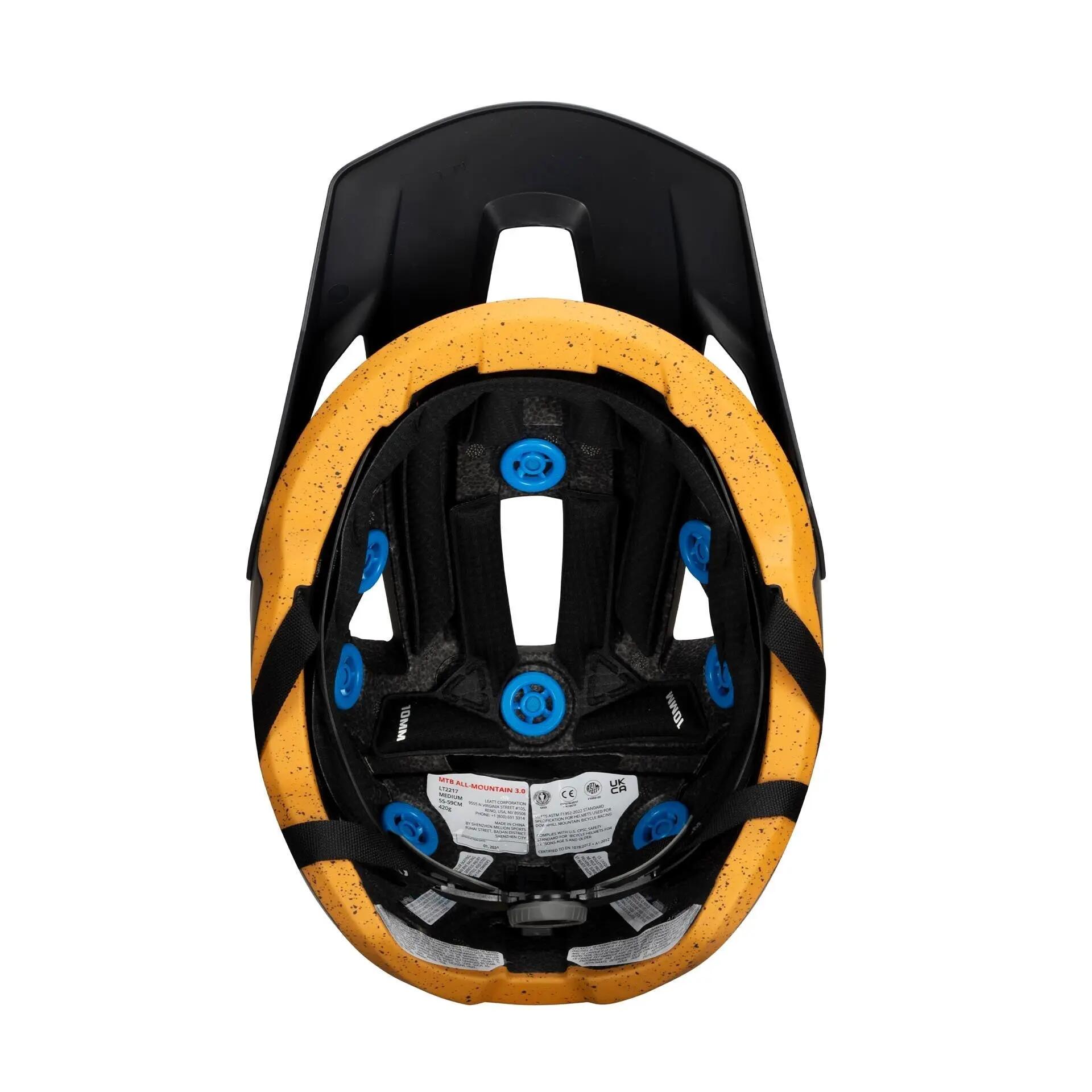Casco MTB ALLMTN 3.0 altamente protector Marrón Hombre 7/8