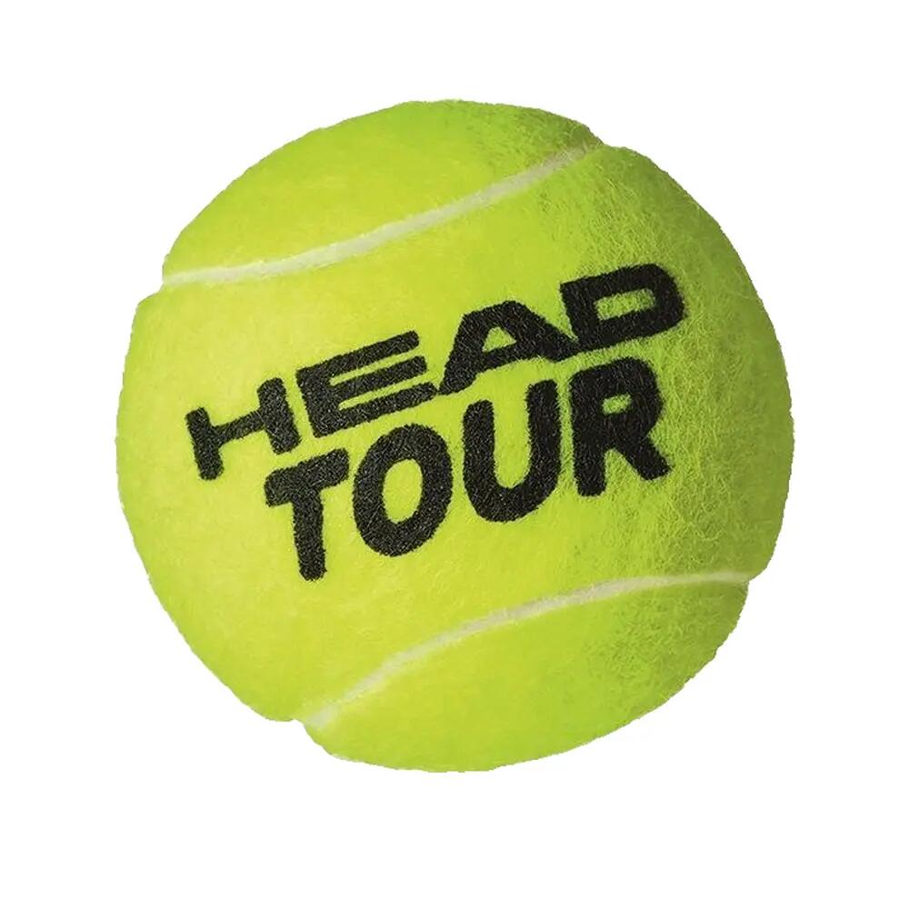 Tour Tennis Balls (Pack of 4) (Yellow) One Size 5/5