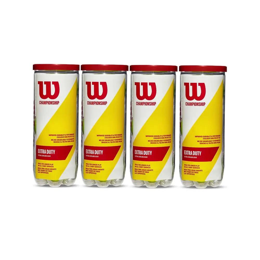 Tube De 3 Balles De Tennis Wilson Championship Xd 7/8