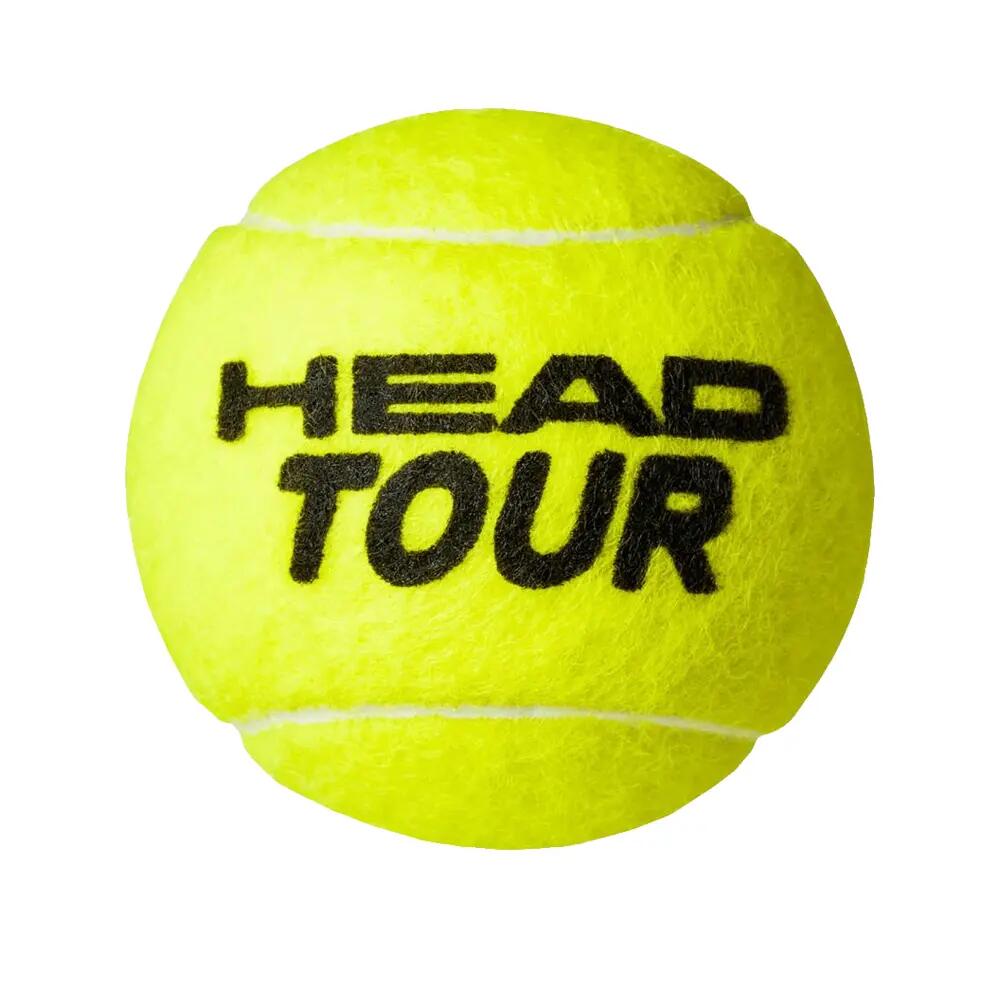 Tour Tennis Balls (Pack of 4) (Yellow) One Size 4/5