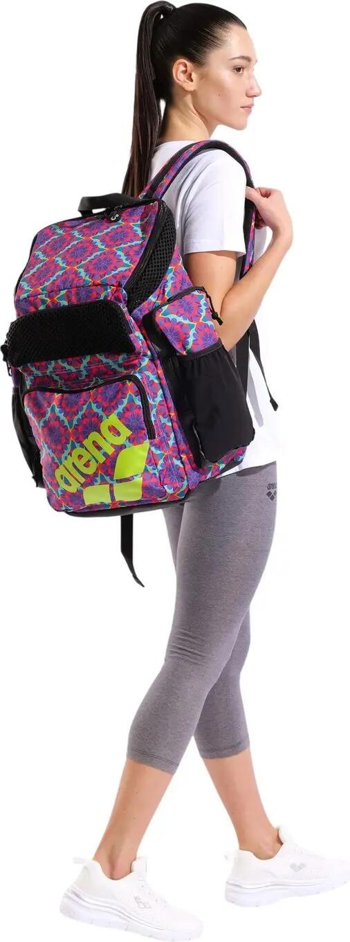 Zaino Arena One Go 45L rosa/multicolore 5/7