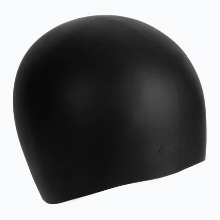 Bonnet de Bain Nike Swim Cheveux Long Silicone Noir