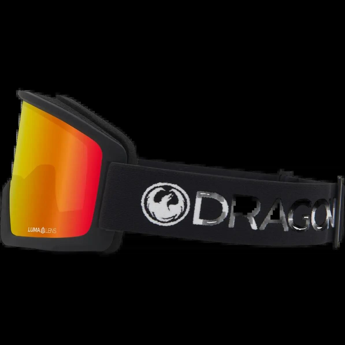 Ochelari de zăpadă Dragon DX3 L OTG - Lentile roșii ionizate Black Lumalens 2/5