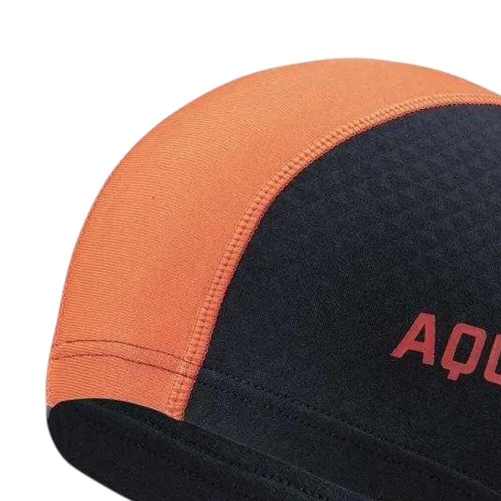 Unisex Adult Carbo Swim Cap (Black/Orange) 3/3