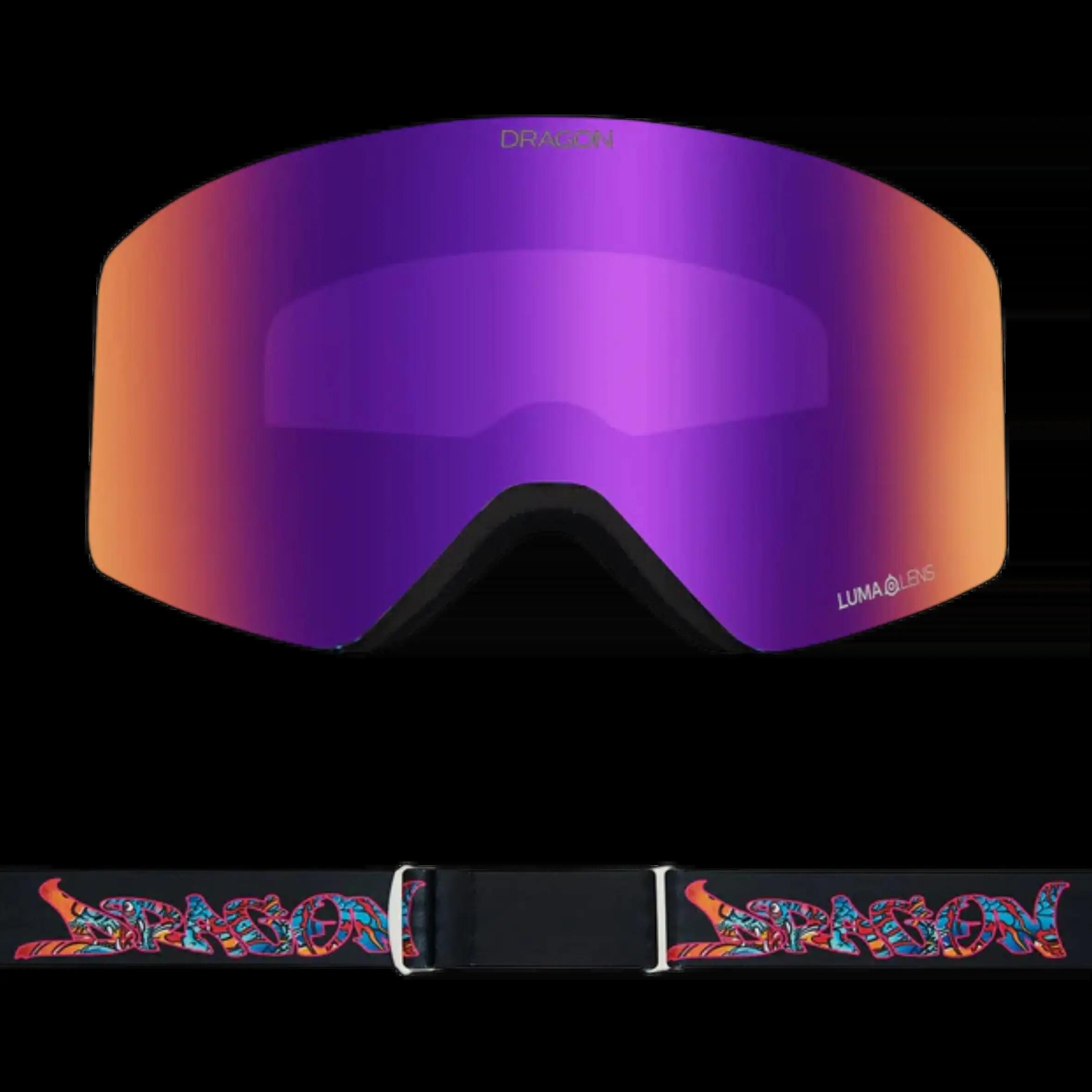 R1 OTG Unisex Skibril - Rattle Can/Purple Ionized & Amber 2/7