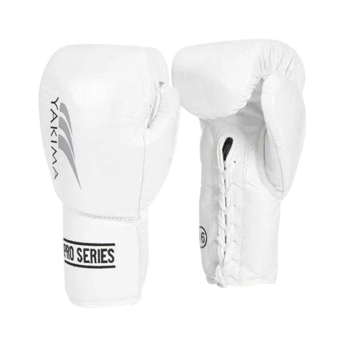 Guanti Da Box Uomo Yakima Sport Wolf Bianco 3/7